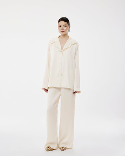 Костюм двойка пижама из репса светлый