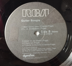 Винтажная виниловая пластинка LP Eric Clapton, Jeff Beck, Jimmy Page Guitar Boogie (USA 1973)