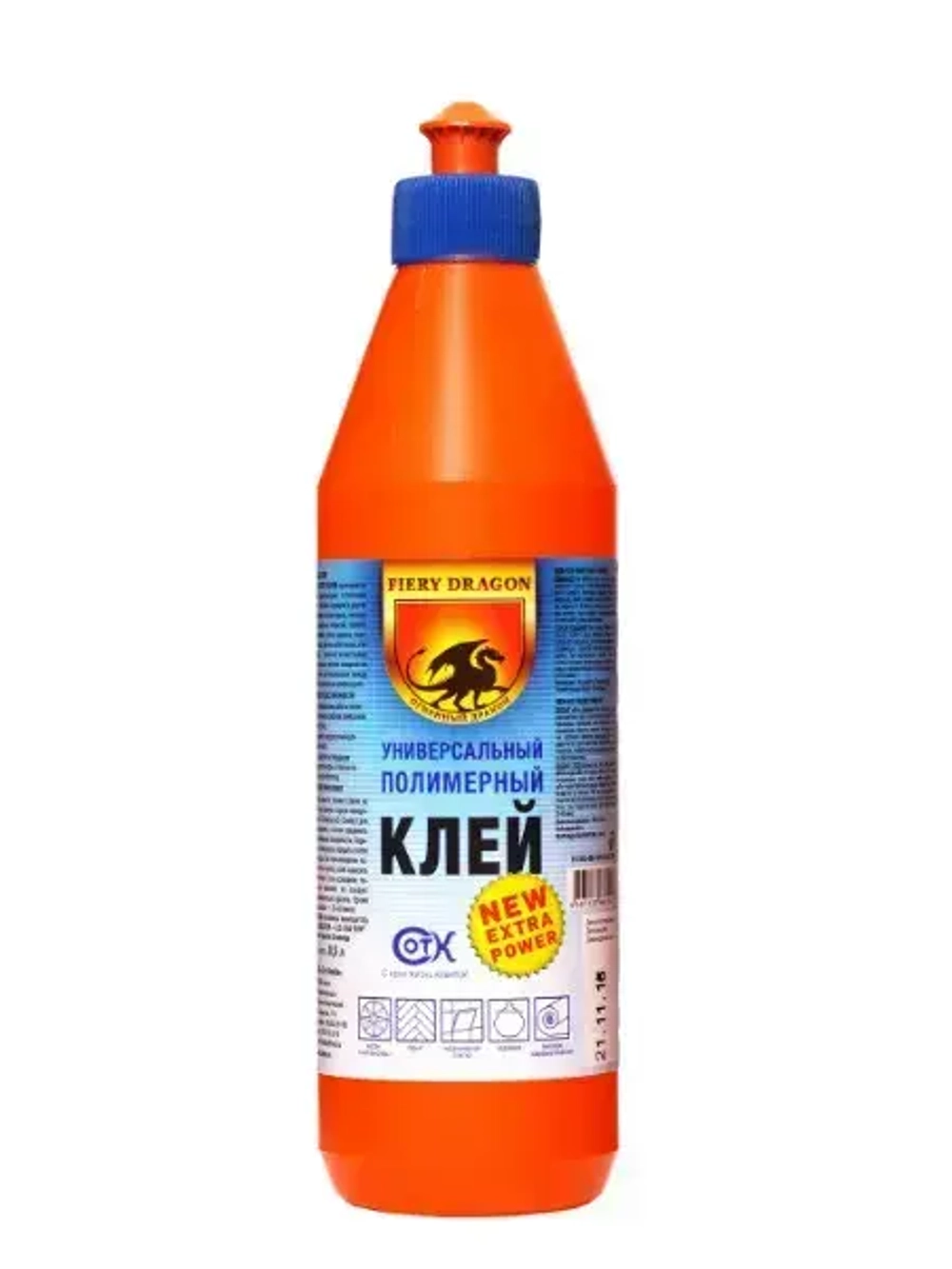 Полимерный клей Fiery Dragon прозрачный, универсальный бытовой, для ремонта, 500 мл