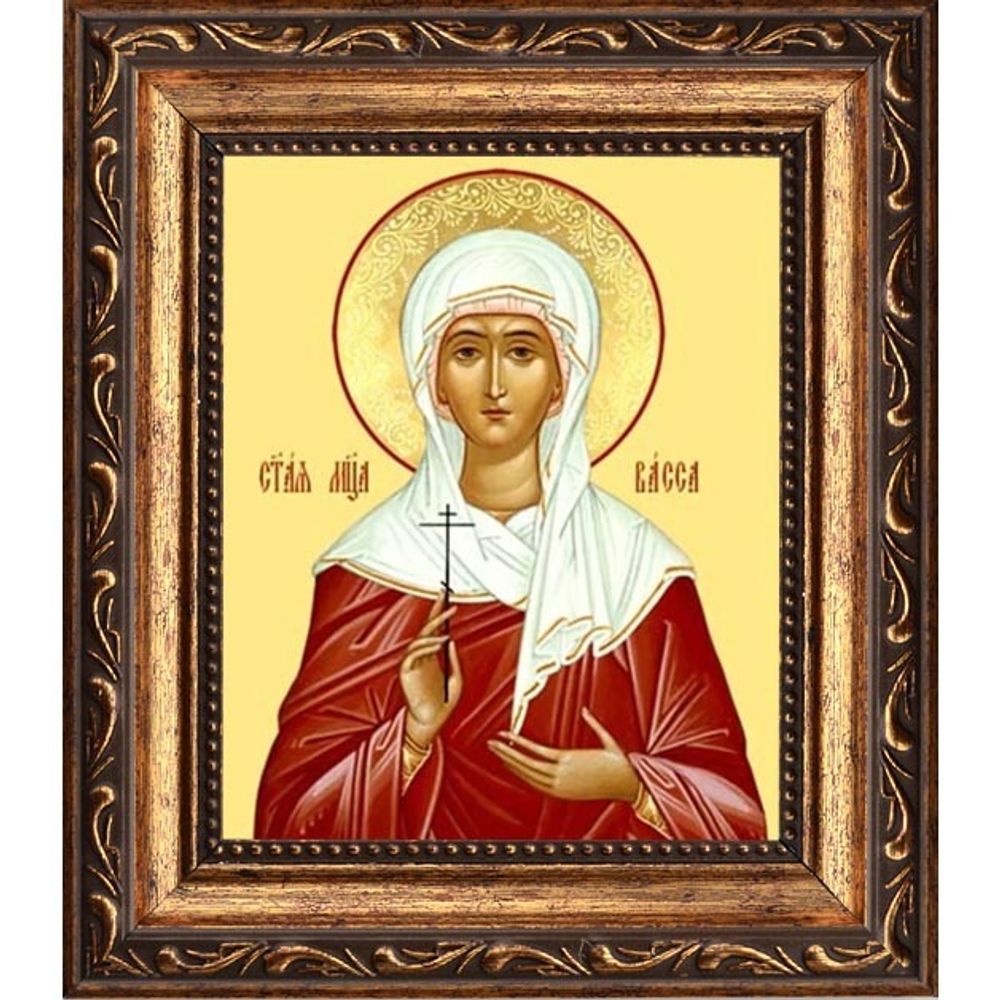 Васса Алонская Святая мученица. Икона на холсте.