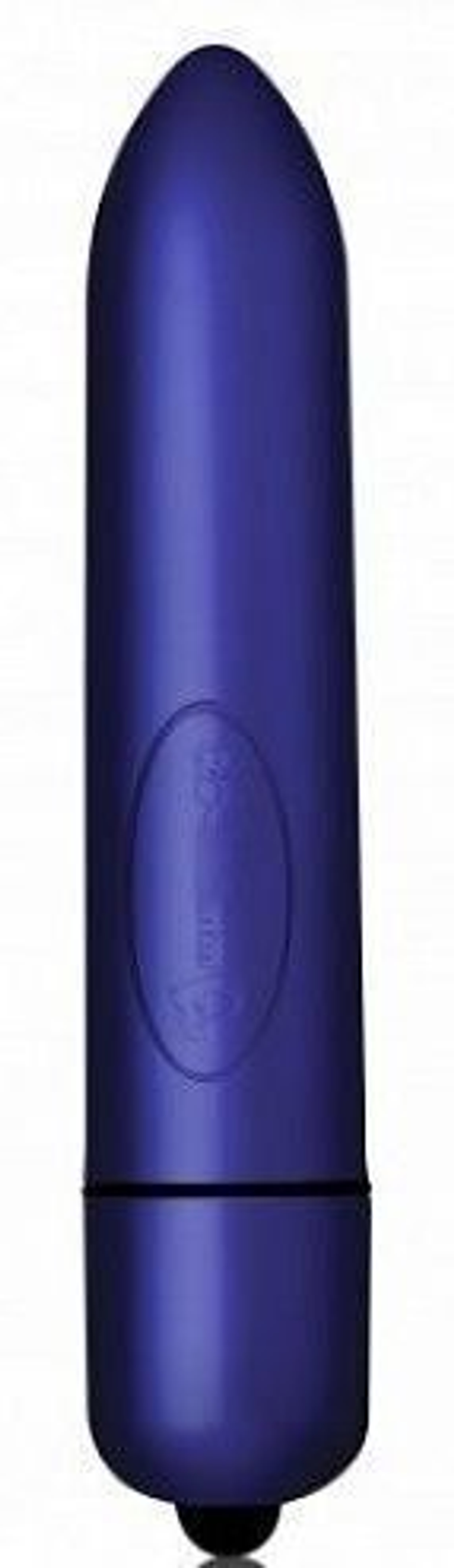 Синяя вибропуля Touch Of Velvet - 9 см. (Цвет: синий)