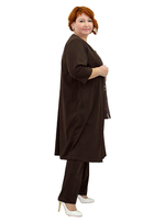 Туника с имитацией кардигана Брауни