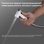 Смеситель с гигиеническим душем Gappo G7218