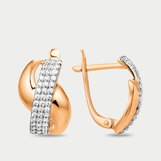 Серьги золотые