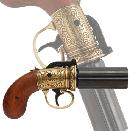 Denix Револьвер "Пепербокс" 6 стволов, Англия, 1840 г