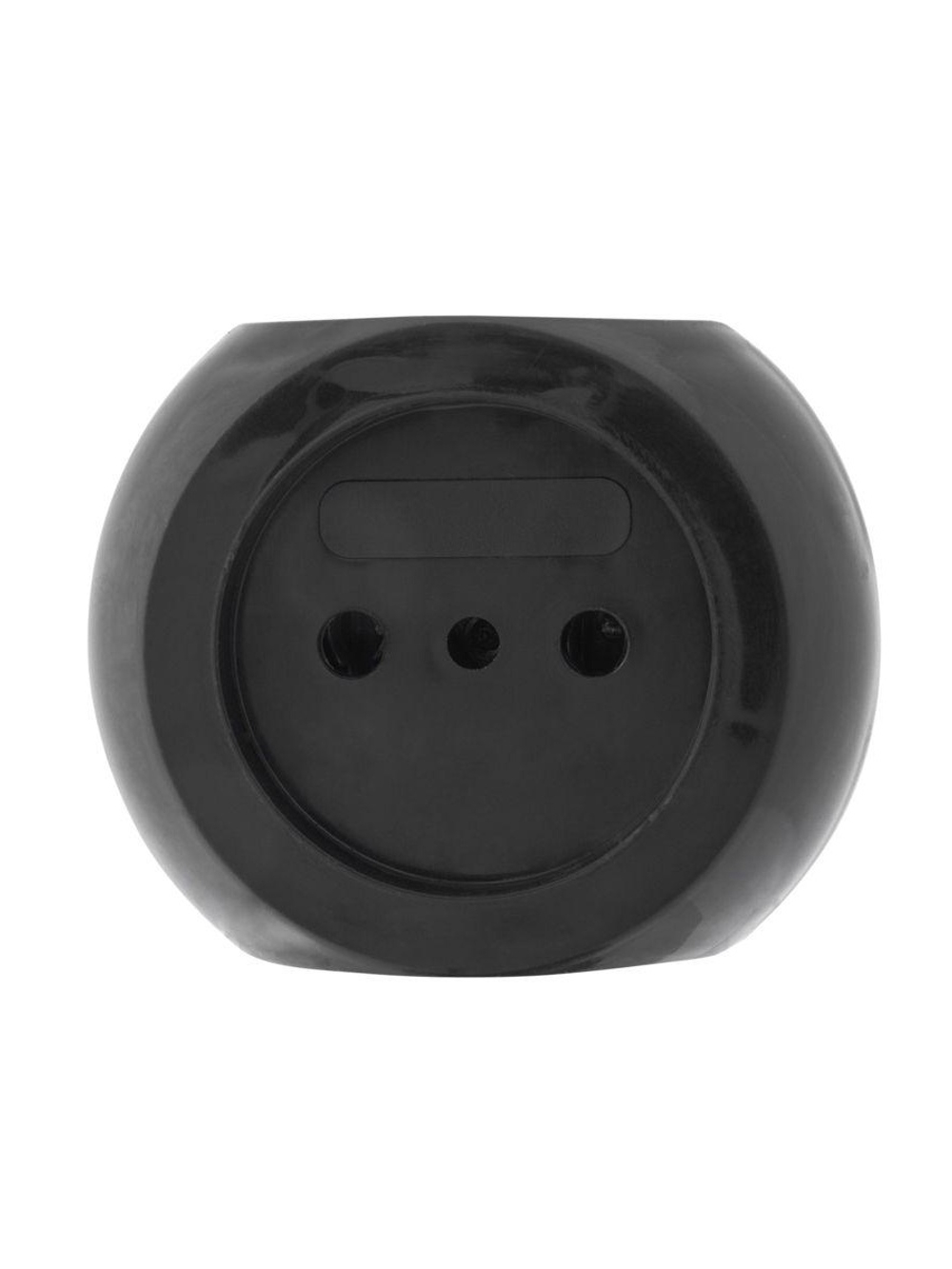 Разветвитель 3-м 6А IP20 Шар 220В черн. Rexant 11-1063-1