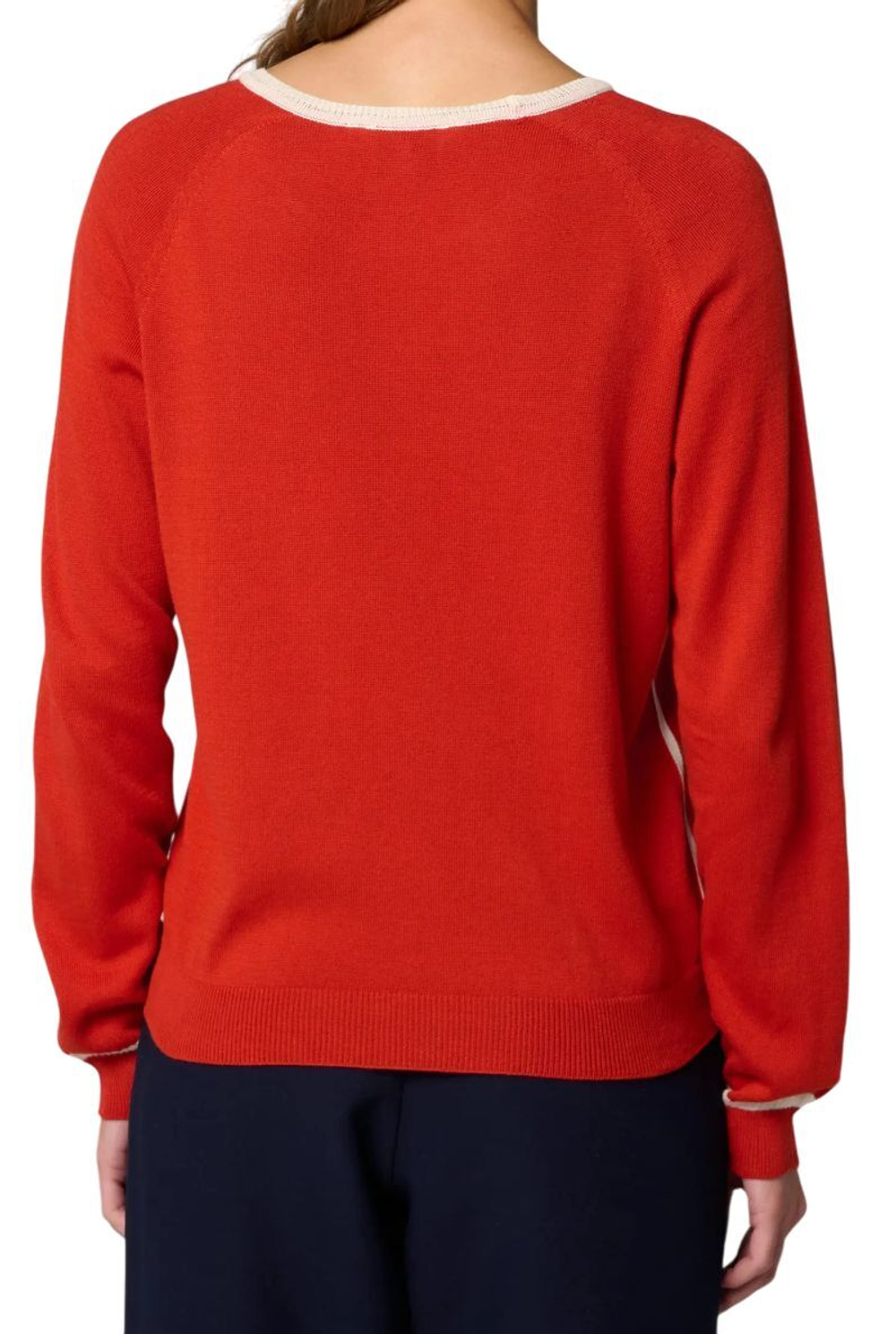 Женская Кофта теннисная Ролан Гаррос Heritage Свитер Tiffany - глина