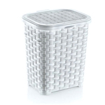Корзина для стирального порошка плетёная 6 лт. белыйш