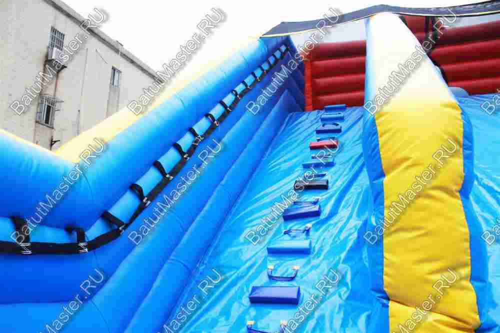 Детский надувной батут-горка "Зайка" 8*5*6 м