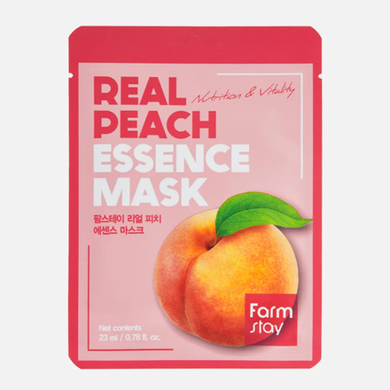 Тканевая маска для лица Farm Stay Real Peach 23 мл