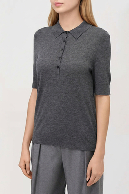 BOSS Поло из мериносовой шерсти