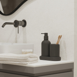 Подставка для ванных принадлежностей slim, черная, малая