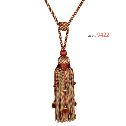 Кисть большая Luxury collection арт. 11129-1 col. 9422 (высота кисти 31 см, длина шнура 51 см)