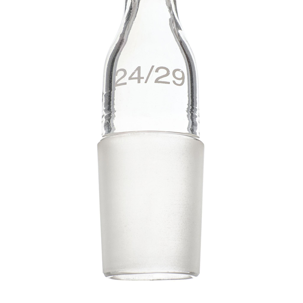 Керн 24/29 с изогнутым отводом 10 мм, 90°, с краном PTFE