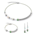 Серьги Coeur de Lion Light Green 5085/21-0520