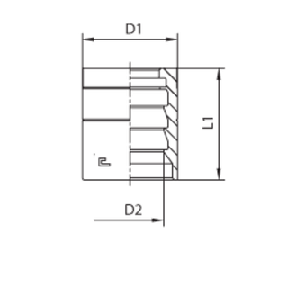 Муфта DN 10 1SN/2SC с зачисткой NEW