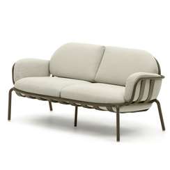 Двухместный уличный диван Joncols, 165 см, зеленый