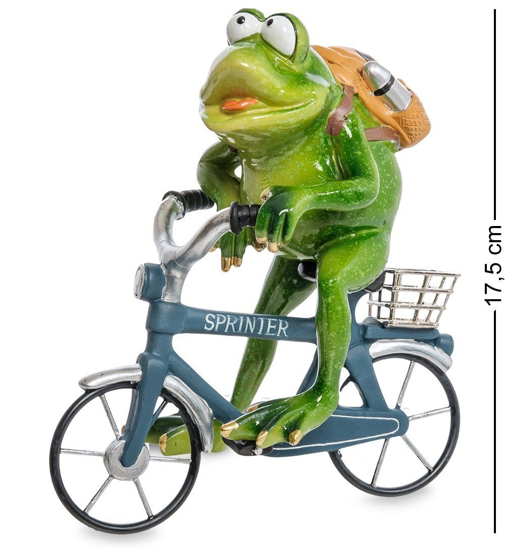 MN- 67 Фигурка «Лягушка - велотурист»