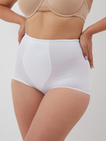 Шелковистые трусики с эффектом пуш-ап (Размер: M) (Цвет: кофейный)