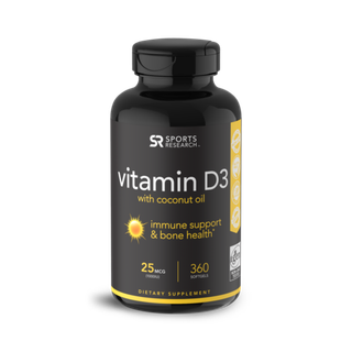 Sports Research, Vitamin D3 1000 IU, Витамин Д3 1000 МЕ, 360 капсул