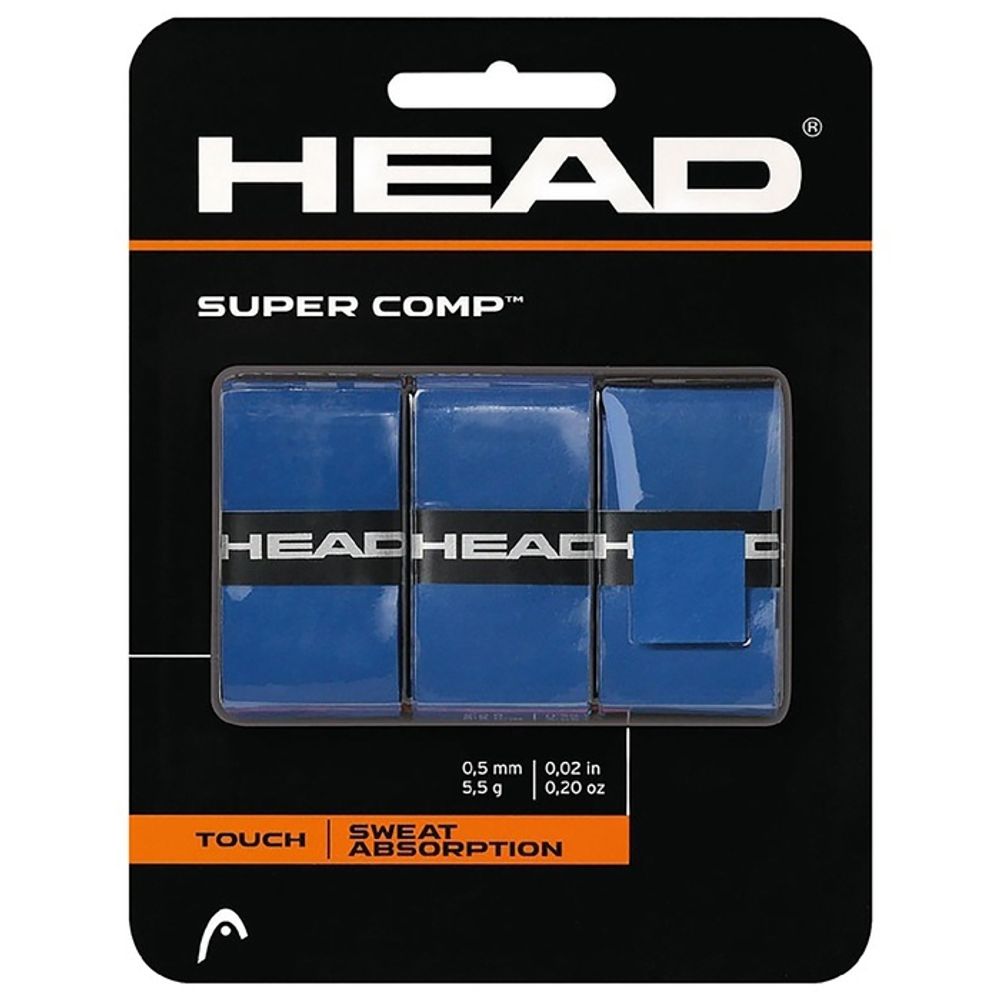 Аксессуары для тенниса Намотка овергрип HEAD SUPER COMP .