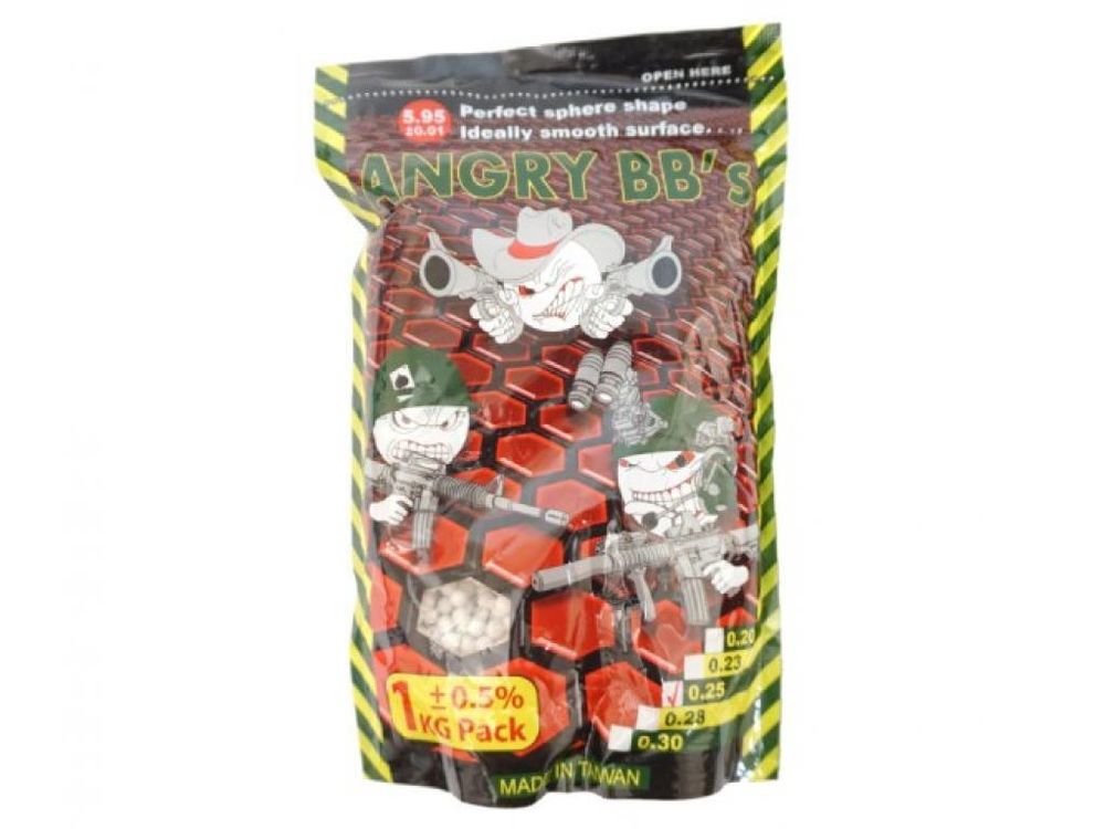 Шары страйкбольные Angry BB&#39;s 0,25гр, 4000 шт
