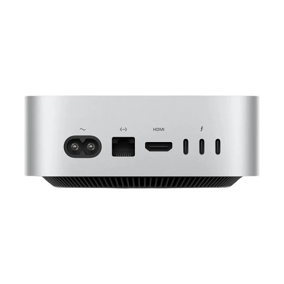 Мини-пк (stick) Настольный компьютер Apple Mac mini (M4 10-Core, GPU 10-Core, 16GB, 256GB) MU9D3 silver