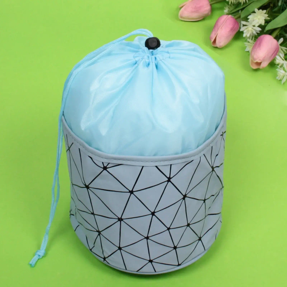 Косметичка круглая «Women secret», цвет голубой, 16*15см