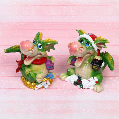 Фигурка «Новогодний Дракоша» 12,5*12*10 см, микс