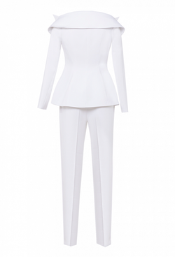 Костюм брючный белый 22-01-22 SS