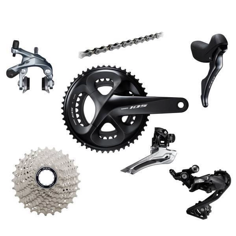 Группсет Ultegra R8020 с клещевыми тормозами 172.5 мм 52x36T 12-25