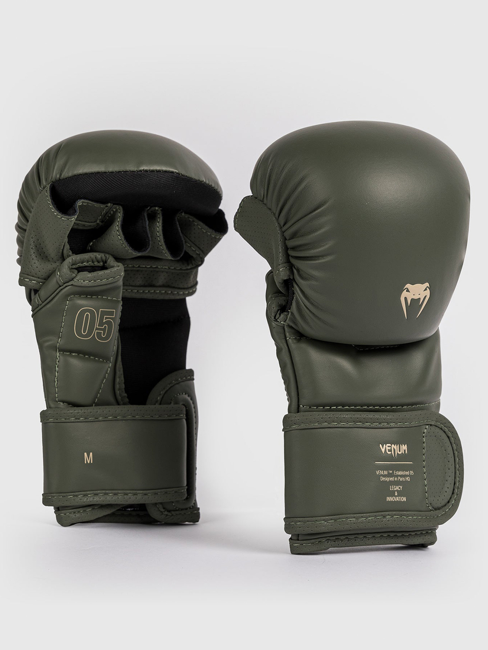 Перчатки ММА Venum Impact Evo Military Green
