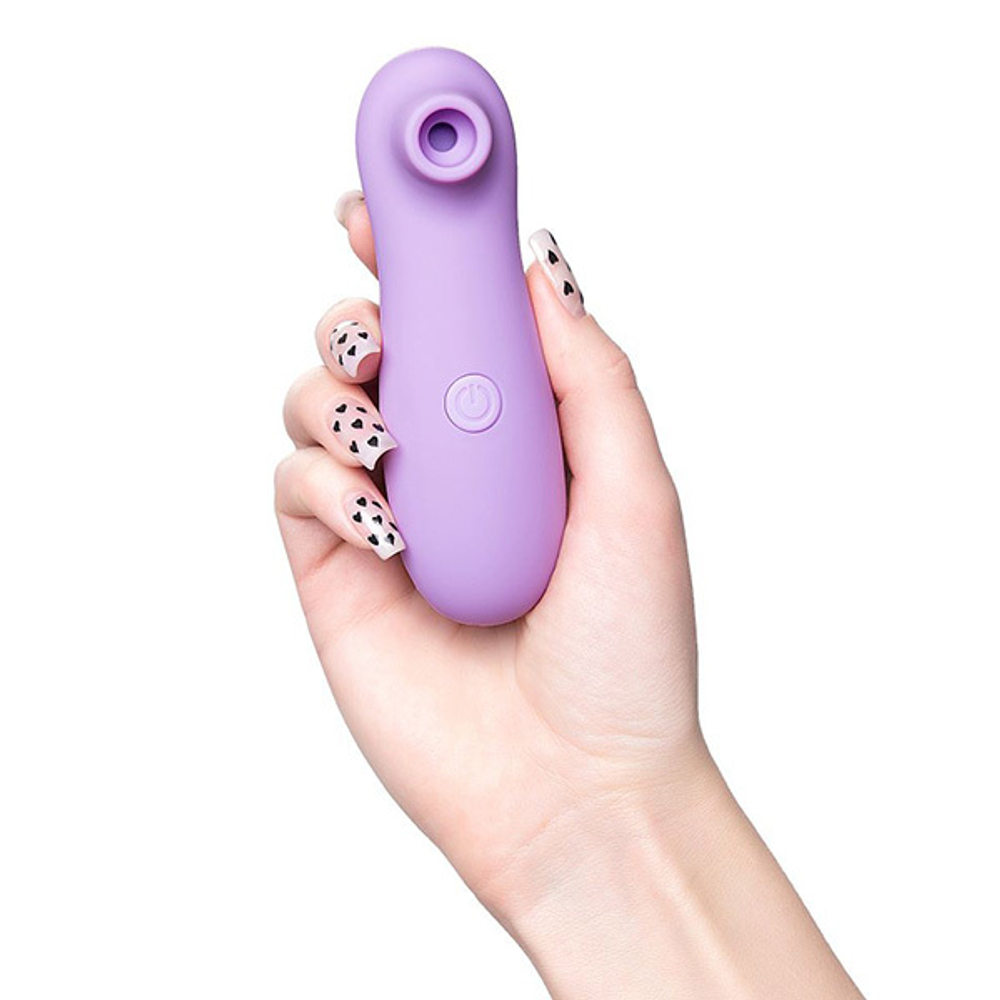 Сиреневый вакуум-волновой стимулятор клитора 12,5см ToyFa Flovetta Lilac 457709