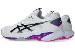 Мужские кроссовки теннисные Asics Solution Speed FF 4 - white/digital sakura