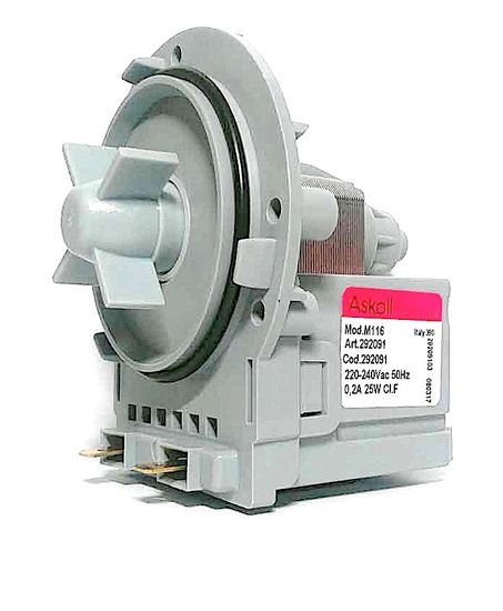 Askoll M116 контакты спереди