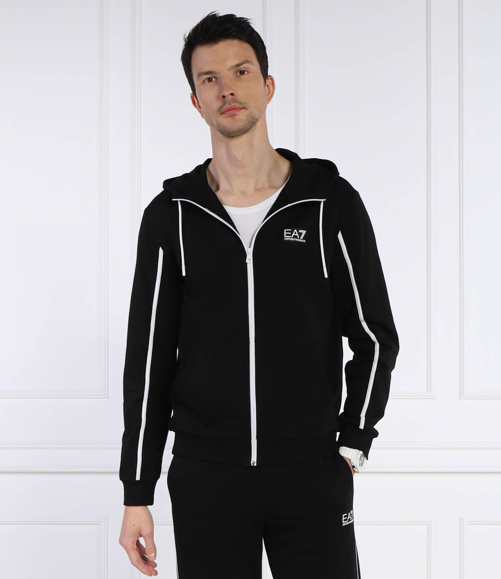 Худи EA7 - черный(3DPM25 PJMHZ)