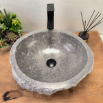 Раковина из мрамора Erozy Grey EM-62753 47*41*15 0108