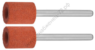 ЗУБР 2 шт, 9.5 x 12.7 х 3.2 мм, L 45 мм, P 120,Набор абразивных шлифовальных втулок (35911)