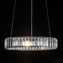 Citilux Чезаре CL338141 LED Люстра хрустальная с пультом Хром