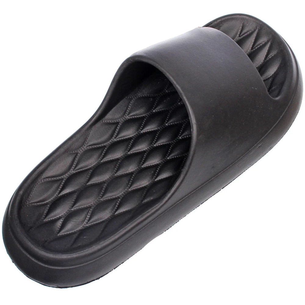 Шлепанцы мужские «STEP», цвет черный, р-р 44-45