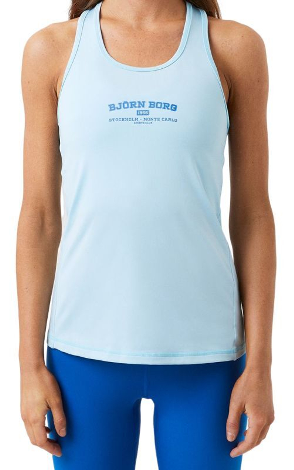 Женский топ теннисный Björn Borg Tank - crystal blue