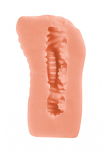 Мини-мастурбатор Ashley с рельефом, (вторая кожа) (Цвет: телесный)