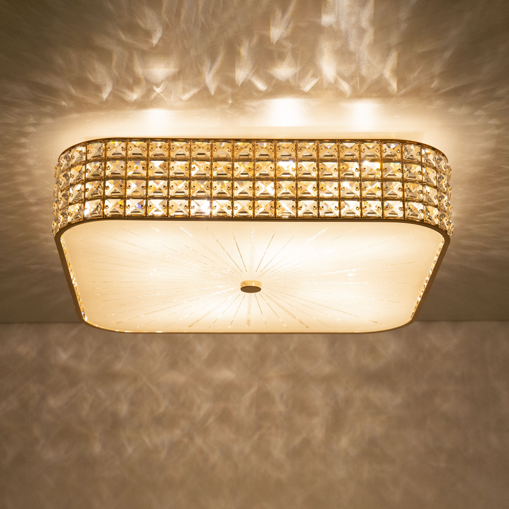 Citilux Портал CL324282 Люстра хрустальная Золото