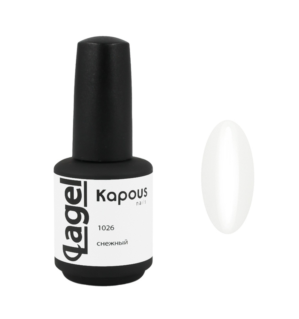 Гель-лак 1026 Снежный LAGEL, Kapous, 15 мл