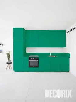 Краска зеленая в баллончике глянцевая акриловая DECORIX - "Изумрудная" эмаль аэрозольная для любых поверхностей 520 мл