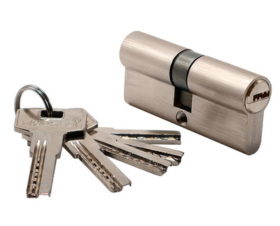 Цилиндр MORELLI HS70C SN кл/кл никель перф.кл.