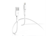 Кабель USB - Lightning CHAROME C21-03 (белый) 1м