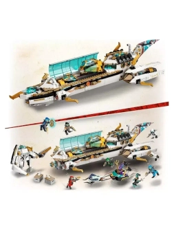 Конструктор Ниндзя Подводный Дар Судьбы 1218 деталей