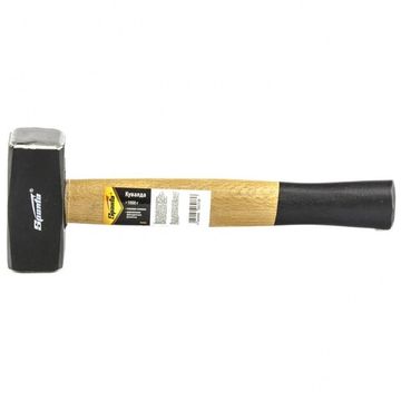 Кувалда SPARTA,1000 г,кованая головка, деревянная двухцветная рукоятка// 10905