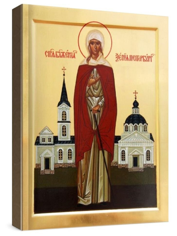 Ксения Петербургская (рукописная икона)